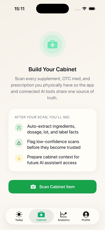 Stack My Med — Cabinet