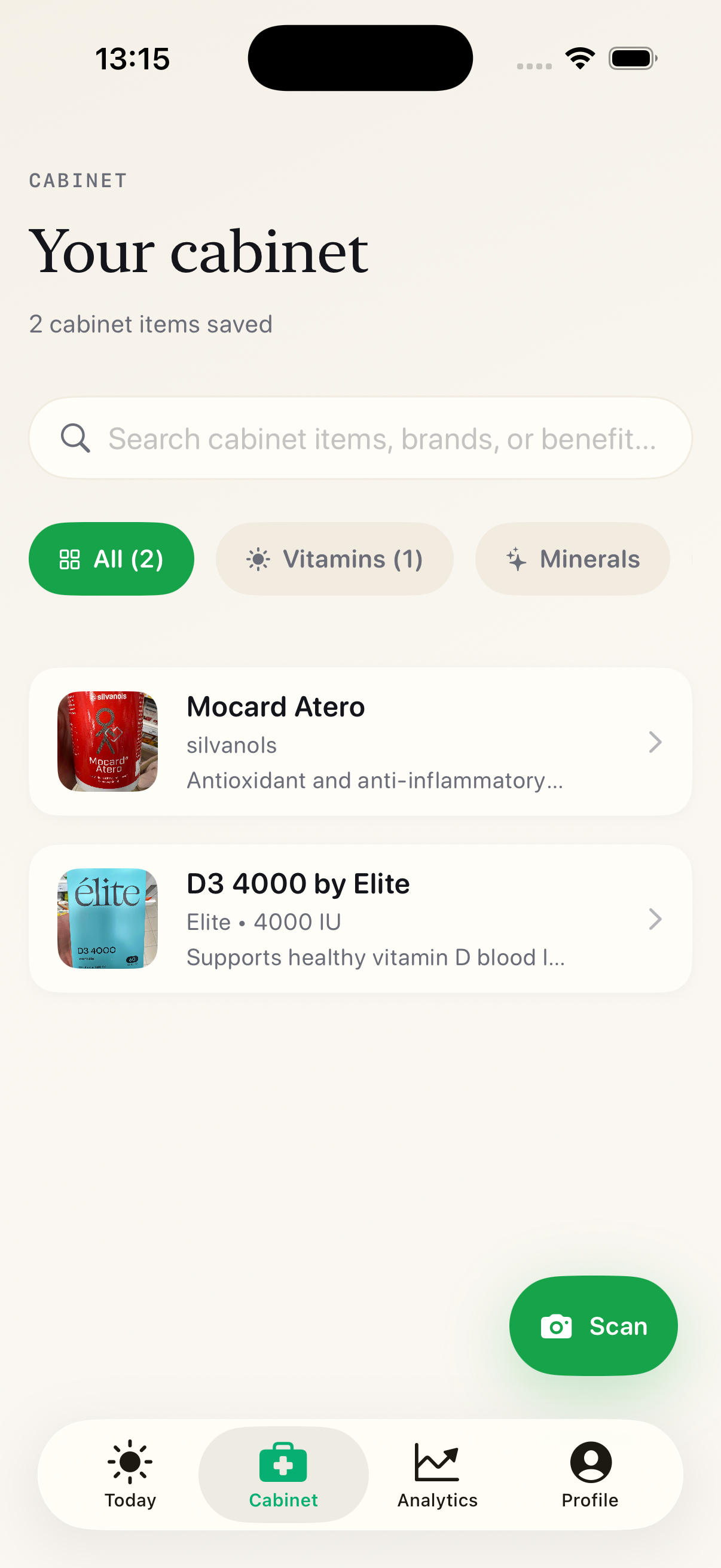 Stack My Med — Cabinet